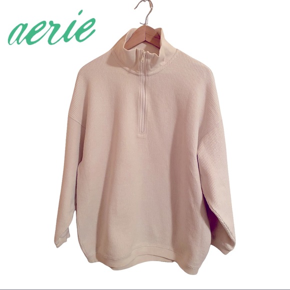 aerie Tops - Aerie Oversized Corded Pullover